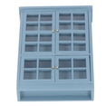 thumbnail image 1 of Gabinete de Muebles de Casa de Muñecas ANGGREK Estilo Escandinavo Azul Oscuro Madera de Abedul, 1 of 8