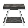 thumbnail image 2 of Steve Silver Roma Dark Gray Wood and Laminate End Table, 2 of 5