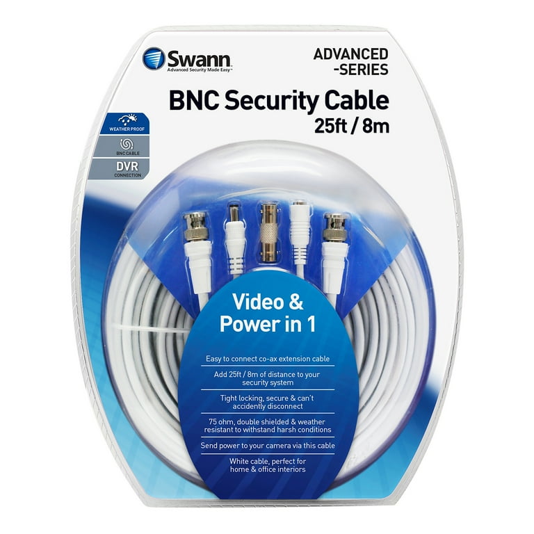 Swann Coaxial Extension Video/Power Cable