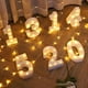thumbnail image 2 of Letrero de letra de número de luz LED para luz nocturna Wedd, 2 of 5