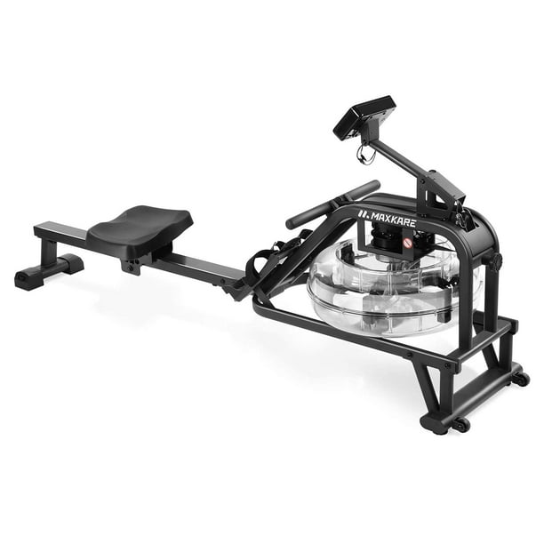 Maxkare Water Rowing Machine Water Exercise Rower With Water Resistance And Large Lcd Display For Home Use Max Weight Capacity 264 Lbs Walmart Com