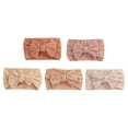 thumbnail image 3 of 5x Diademas suaves para bebés Yotijar Adorable Bowknot Turbante Tejido Diademas para niñas, 3 of 10