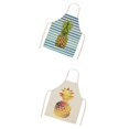 thumbnail image 1 of Delantal de Cocina con Bolsillos en y Lino para Hombres Mujeres Sunnimix Delantal de piña con bolsillos, 1 of 8
