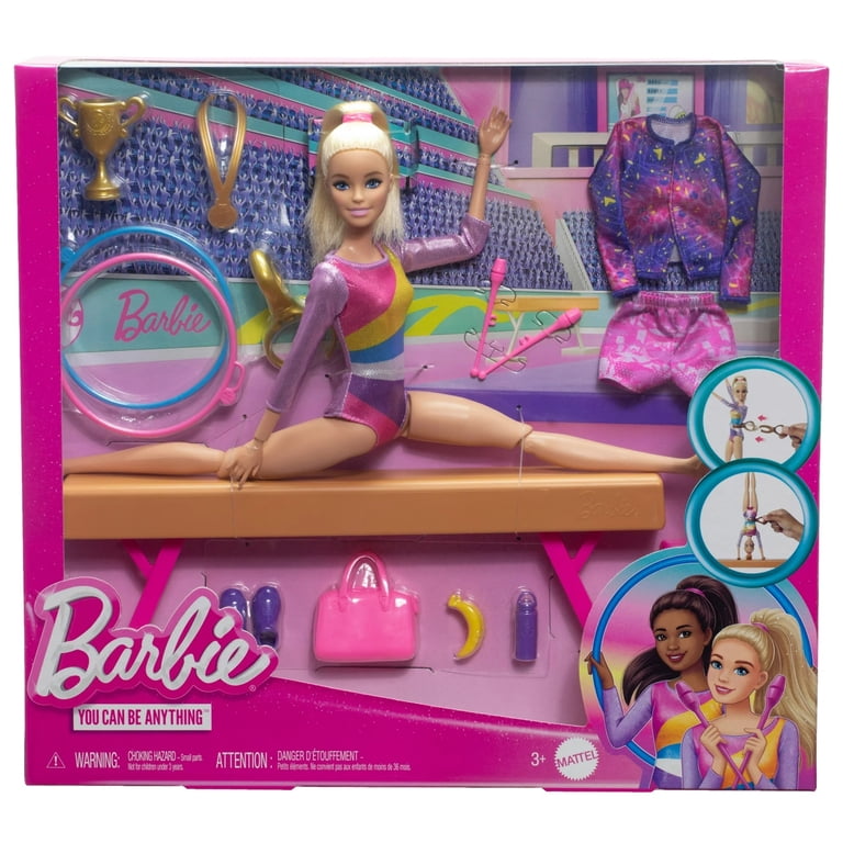 Barbie Gymnastics Playset with Blonde Doll photo 2