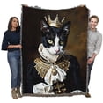 thumbnail image 2 of Pure Country Weavers Lady Tuxedo Blanket - Fantasy Cotton Tapestry Throw - Made in The USA - 72" x 54", 2 of 8