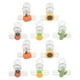 thumbnail image 1 of 10 piezas de bolsas de comida clip de chip de chip clips de papel fijo de papel clip de documento de plástico clips transparentes clips, 1 of 5
