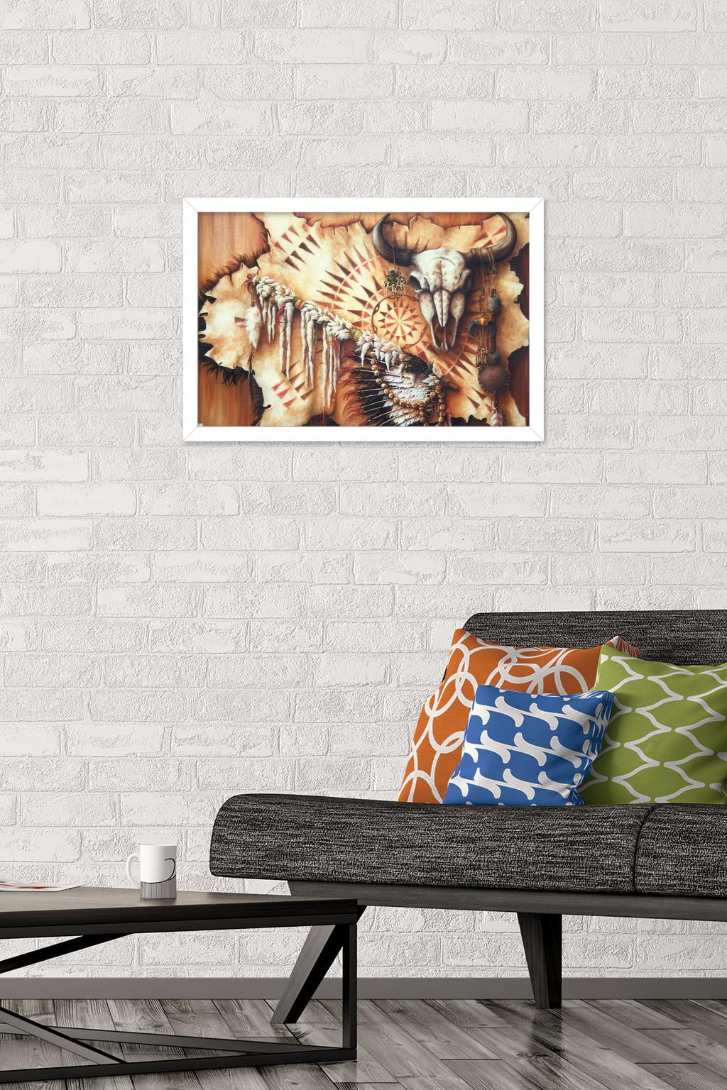 Teri Rosario - Plains Medicine Wall Poster, 14.725" x 22.375", Framed