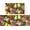Fruit Black, variant on Fall Fruit Kitchen Rugs Set 2 Piece Vintage Farmhouse Decorative Rug Runner for Kitchen Low-Profile Floor Mats Decorations for Home Kitchen (17"x48"+17"x30")