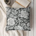 thumbnail image 3 of JRXY Modern Vintage Whimsical Floral Pillow Cover White, 3 of 5