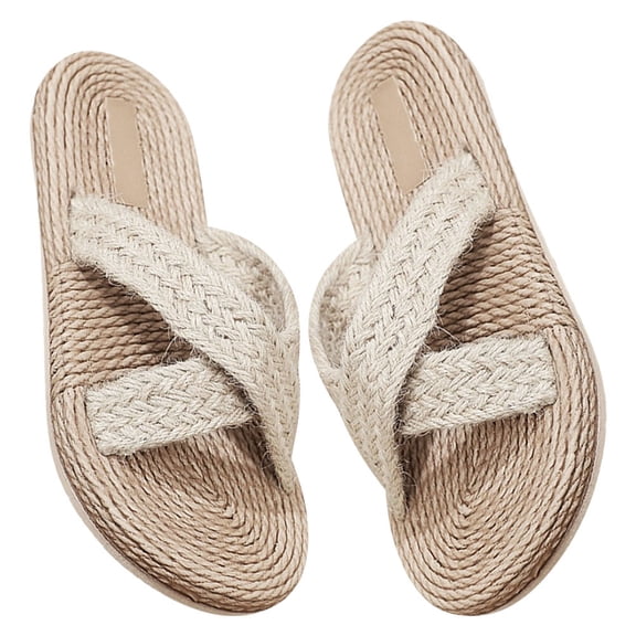 MERRYHAPY 1 Pair Comfortable Asian Style Rubber Slippers for Indoor Use Wear