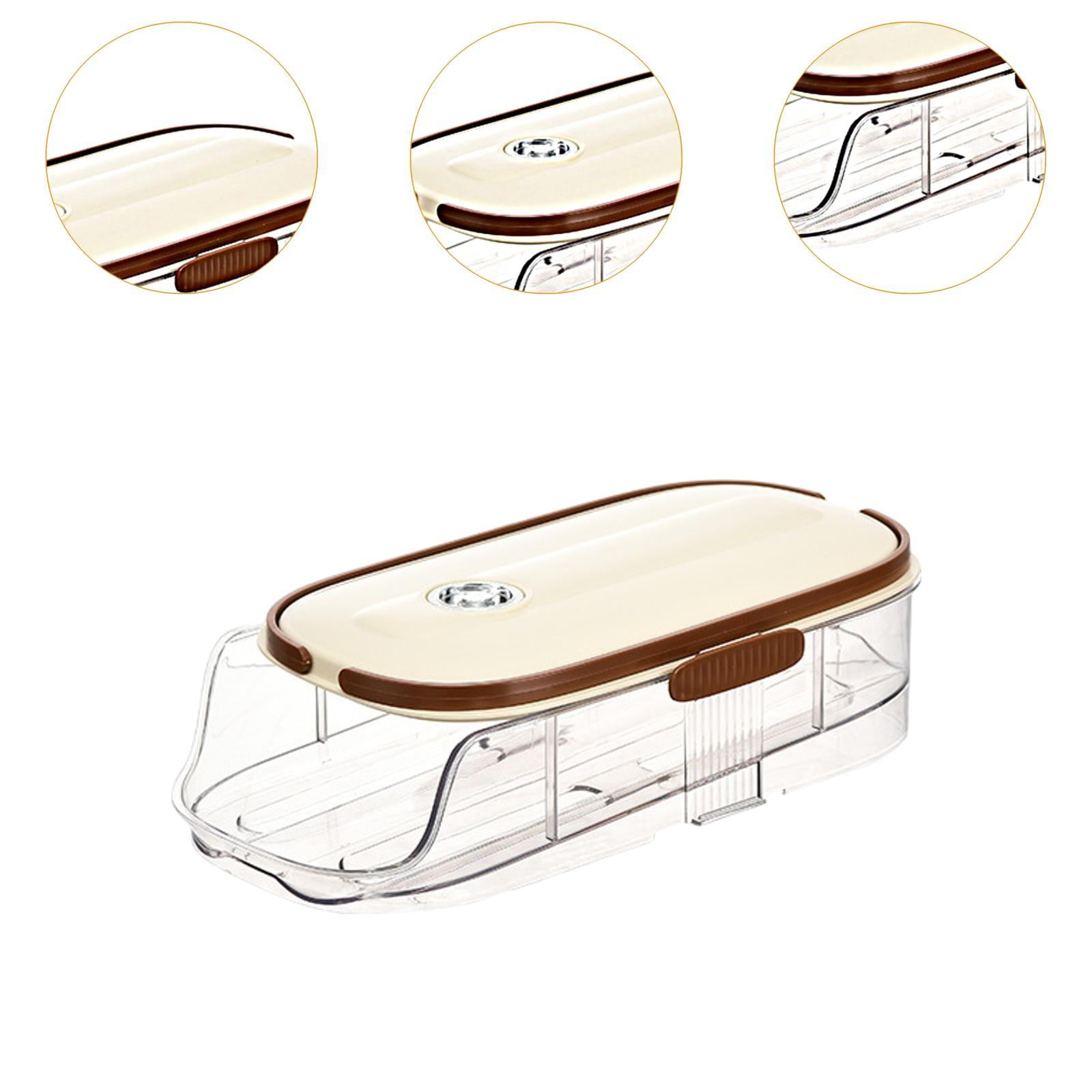 TISHITA Rolling Egg Holder Egg Container Space Saving Reusable Egg Storage Tray Egg Dispenser for Cupboard Cabinet Kitchen Organizer single layer