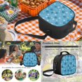 thumbnail image 6 of Aplkyhs Cute Blue Dog Paw Kids Backpack Set 4Pcs with Lunch Bag Pen Bag Set and Water Bottle Case Cover Large Capacity Lunch Box for Elementary School Students, 6 of 7