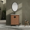 thumbnail image 3 of 24'' Bathroom Vanity With Drop-in Sink, Modern Storage Cabinet. Engineered Wood, Resistance, Smooth Surface. Easy To Clean. Brown, American Design Storage. Wood Material, Proof, Ample Maintain., 3 of 7