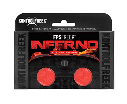KontrolFreek FPS Freek Inferno for Nintendo Switch Pro Controller |  Performance Thumbsticks | 2 High-Rise Concave | Red - Walmart.com