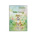 thumbnail image 2 of Shiba Inu Hello Spring Time Flower Floral Nature Travel Passport Wallet Shibas Dog Lovers Gifts Idea PU Leather Passport Holder Cover - 02031, 2 of 5