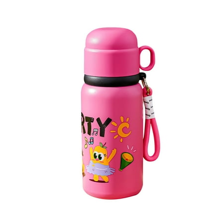 

Colorful Cartoon 316 Stainless Kids Insulated Water Bottle With Carry Strap & Tea Filter Perfect For Outdoor Sports And School