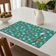 thumbnail image 6 of Placemat, Pioneer Flower Floral Print Pattern Place Mats Table Mat Set Of 2, PVC Washable Placemats for Party Kitchen Dining Decoration, 18x12 Inch, Fade Resistant, 6 of 6