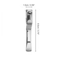 thumbnail image 4 of Unique Bargains Portable Rotating Head Nail Clipper 1 Pc Silver Tone, 4 of 6