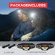 thumbnail image 5 of Linterna frontal Led CHAO 2 piezas RECARGABLE POR USB 1200mah resistente al agua, 5 of 5
