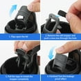 thumbnail image 2 of 4pcs Replacement Part for Contigo West Loop, Autoseal Travel Coffee Mug Lid Replacement Rubber Lid Stopper Coffee Mug Stopper Travel Mug Accessories for Contigo Tumbler (Black), 2 of 6
