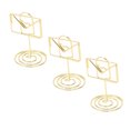 thumbnail image 4 of Soportes para números de mesa de 20 piezas, soporte para fotos con forma de sobre pequeño y exquisito, protección contra la oxidación, proceso de chapado, dorado, 4 of 9