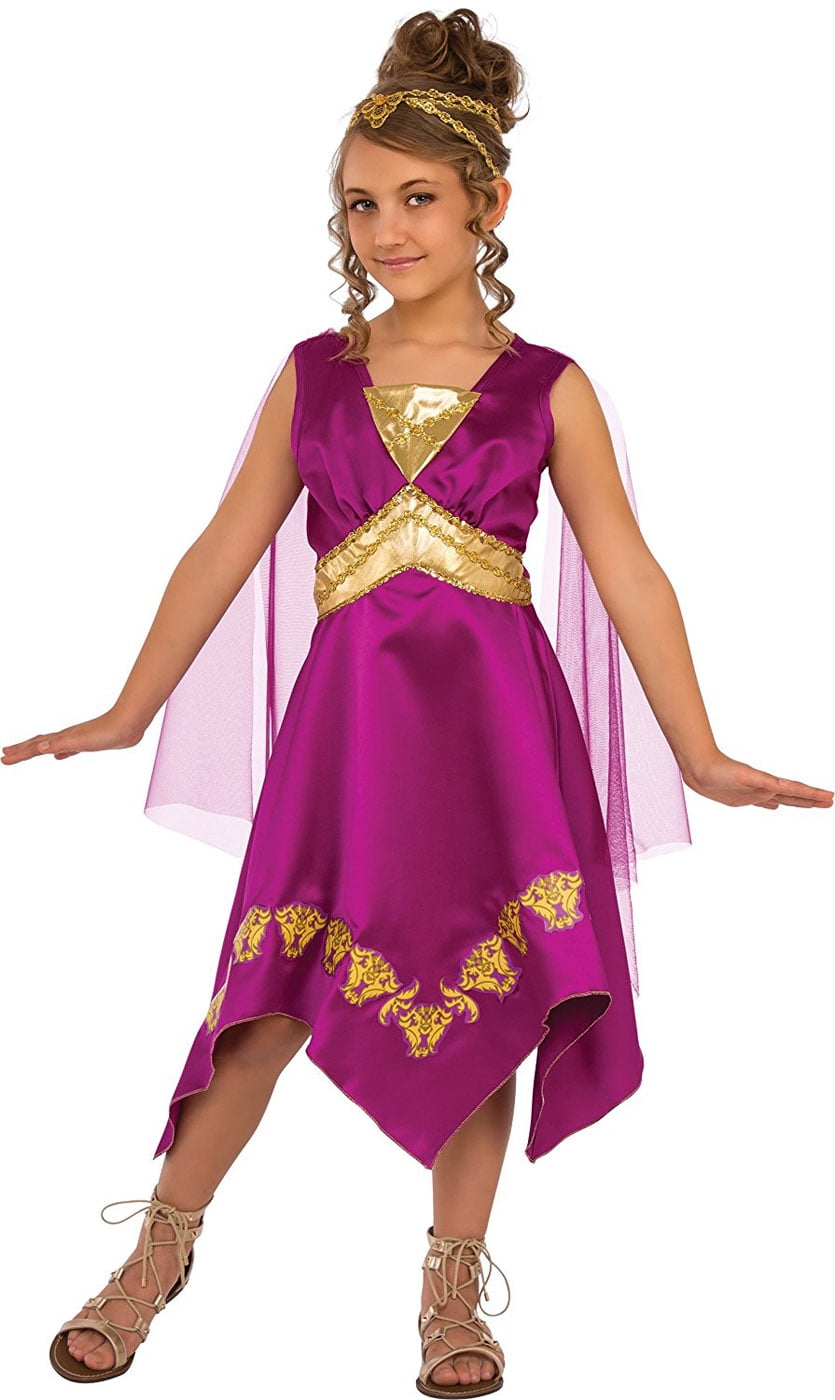Grecian Goddess Girl Greek Princess Child Halloween CostumeM