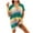 Green, variant on Cavosen Womens Beach Cover up Short Sleeves Knitted Crochet Hollow Out Dress Bikinis Bathing Suit Cover Ups V-Neck Sheer Pool Color Block Swimsuit Kaftan Striped Swimwear Kimono