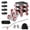Silvery, variant on 1500LBS Heavy Duty Furniture Dolly Movers Set with Lifter, 5-Wheel Carbon Steel Moving Rollers with Locking Casters for Refrigerator, Washer, Sofa & Cabinet(5.4 Inch, Red)