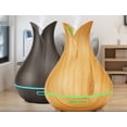 thumbnail image 3 of Humidificador humidificador de grano de madera, máquina de incienso, gran cantidad de niebla, silencioso, apagado automático, humidificador antisecado (grano de madera profundo) JM, 3 of 5
