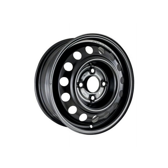 Steel Wheel - Black - 46mm Offset - 15 x 5.5 Inch - 4 Lug - Compatible with 2004 - 2006 Hyundai Elantra 2005