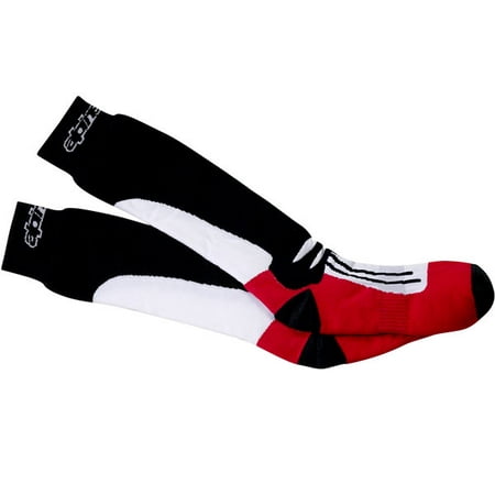 Road Racing Summer Socks Red/Black/White (Best Summer Motorcycle Boots)