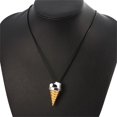 thumbnail image 5 of Gurren Lagann Drill Pendant Necklace, Anime Cosplay Jewelry for Men, Leather Chain with Drill Charm, Fan Gift for Him (1 x Necklace), 5 of 5