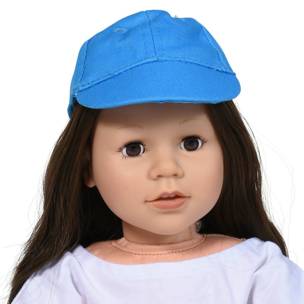 18 Inch Doll Baseball Cap Blue Doll Cap Doll Hat Accessories fits 18 Inch Dolls and fit