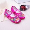 thumbnail image 3 of Zapatos de tela de fondo de baile para niñas, suela de cuero suave para niños, zapatos de baile étnicos bordados de estilo tradicional chino, 3 of 5