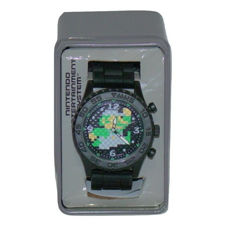 Nintendo Luigi 8 Bit Men's Casual Watch