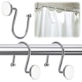 thumbnail image 4 of Perchas Decorativas para Cortinas Ducha 12 Uds. Metal A Prueba Óxido Baño Y, 4 of 9