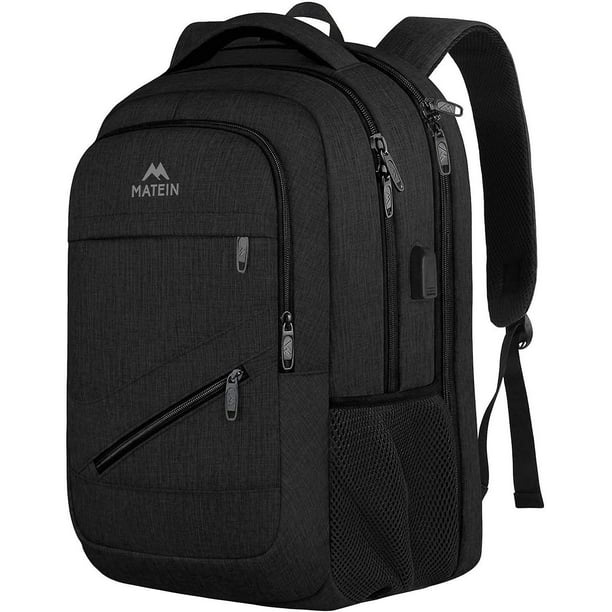 Travel Laptop Backpack, 17 Inch Business Flight Approved Carry On Backpack,large Travel Backpack With Usb Charger Port And Luggage Sleeve