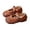 Brown, variant on Gyujnb Toddler Girls Breathable Woven Mary Jane Shoes with Adjustable Buckle, Flat Heel Casual Footwear for Summer Wear (Girls),8-8.5 Years