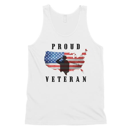 365 Printing - Proud Veteran Mens White Workout Gym Tank Top Gift For ...