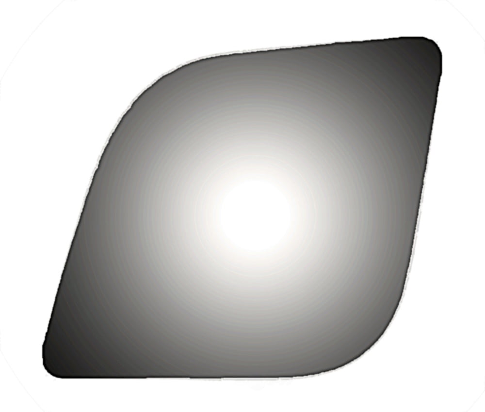 Burco Side View Mirror Replacement Glass - Clear Glass - 3933