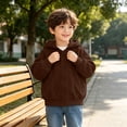 thumbnail image 6 of Yutgune Boys Zip Up Hoodie Jacket, Full Zip Long Sleeve Hooded Sweatshirt with Pocket, Casual Fall Outerwear, 6 of 9