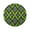 Plaid In Green, variant on Round Placemat Heat Resistant & Wrinkle-Free Dining Table Decor Placemat For Home & Weddings Persian Pattern