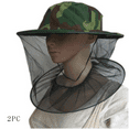 thumbnail image 5 of 2 Pack Anti-bee Suit Protective Beekeeper Cotton Beekeeping Mosquito Head Net Mesh Bee Bug Insect Fly Mask Cap Hat with Head Net Mesh Protection Outdoor Fishing, 5 of 6