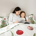 thumbnail image 5 of Castle Fairy 2-Piece Twin Size Comforter Set, Red Bow and Tree Christmas Print, 5 of 8