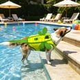 thumbnail image 4 of Dragonfly Shape Dog Swimming Vest with Traction Handle, Adjustable Padded Flotation Life Jacket for Pool Beach Boating, Medium 15-22 lb, 4 of 6