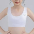 thumbnail image 5 of ZACPNCV Teen Girls Training Bras Sports Seamless Bra Removable Padding Multicolor 10-12 Years, 5 of 9