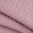 thumbnail image 2 of BELIZZI HOME 100% Cotton Bed Blanket, Breathable Bed Blanket King Size, Cotton Thermal Blankets King, Perfect for Layering Any Bed for All Season, Purple, 2 of 8