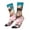 White, variant on Island Vacation Guinea Pig Crew Socks for Men & Women, Breathable Casual Athletic Ankle Socks