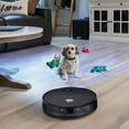 thumbnail image 3 of Open Box Dirt Devil Robot Vacuum Cleaner with Gyroscope Zig Zag Navigation, Wi-Fi App Control, 110 Min Runtime, Ideal for Hard Floors and Area Rugs, Model EV3320, 3 of 10
