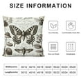thumbnail image 5 of GOSMITH  Throw Pillow Covers Vintage Butterfly with Flower Decorative Throw Pillow Case Cushion Cover Home Sofa Decor Pillowcase, 5 of 5